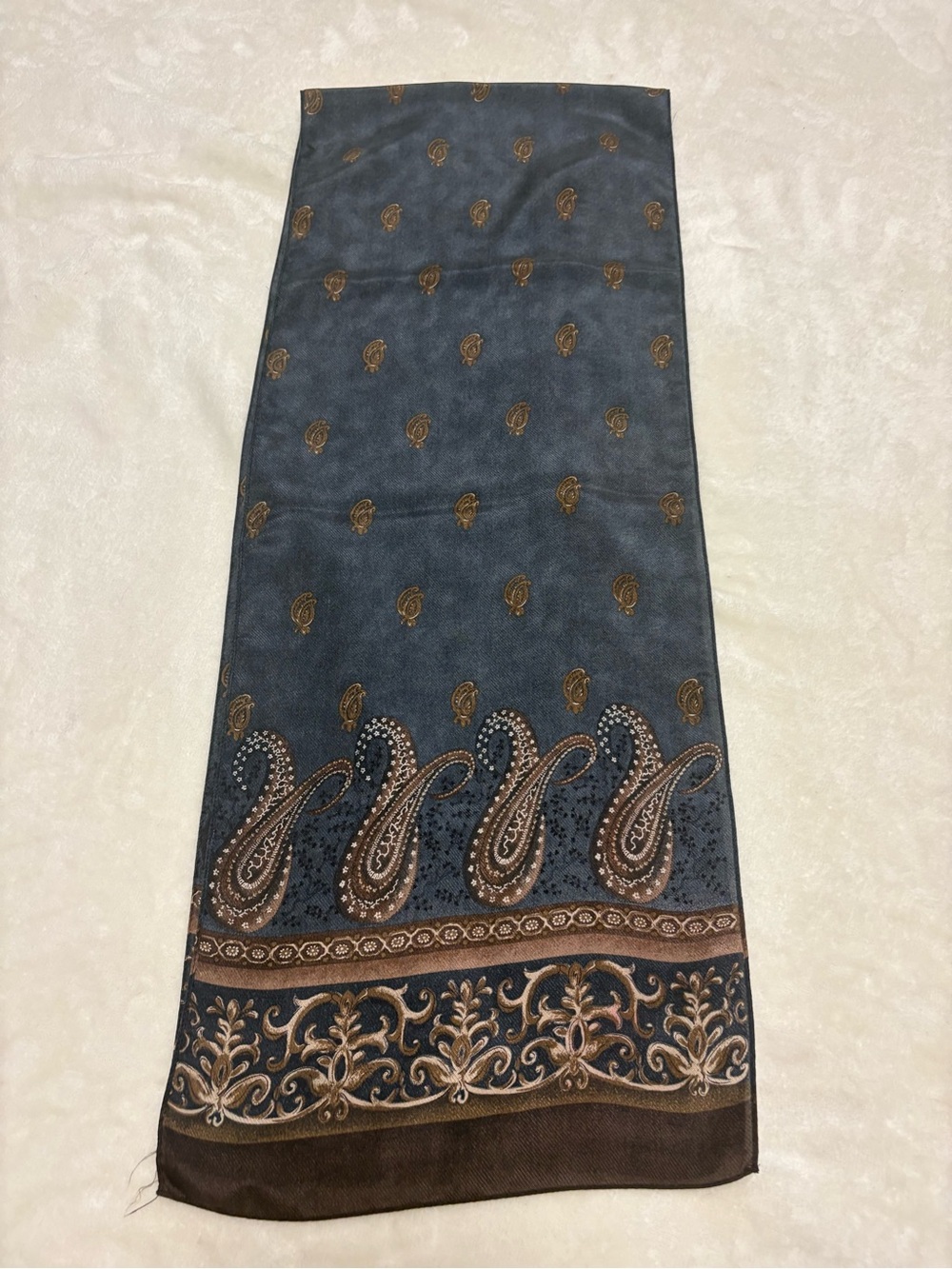 Vintage Silk Scarf Lot Bundle (7) Paisley Floral Geometric Designer Prints - Picture 5 of 16